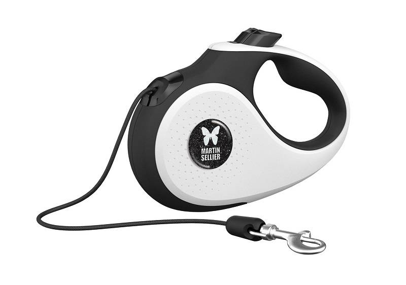 Martin Sellier - Laisse Cordon Noir - SOFT CORD XS - Image 1