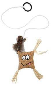 Anka - Oreiller à suspendre pour chat en liège - L.3 x l.11 x H.16 cm