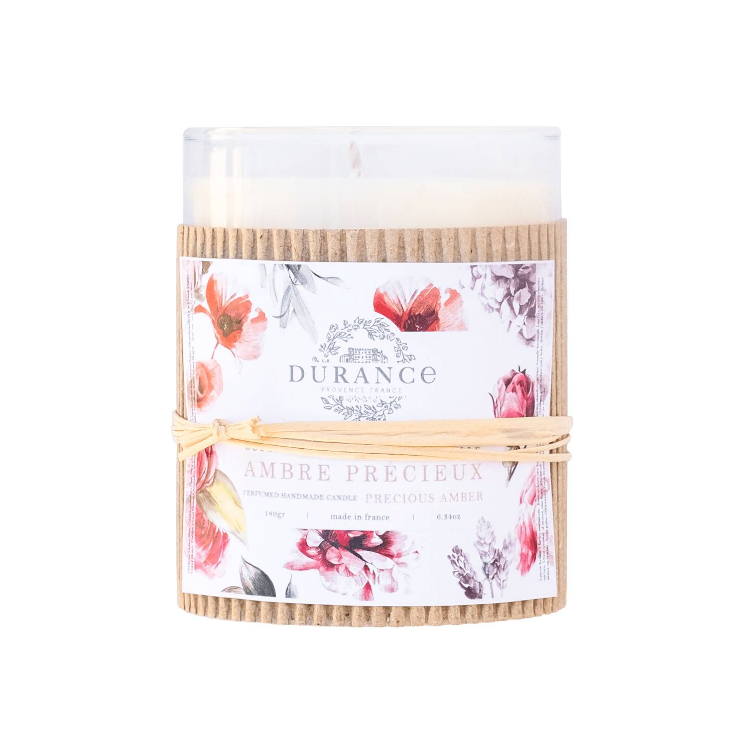 Durance - Bougie parfumée Ambre Précieux 20 ans 180 g
