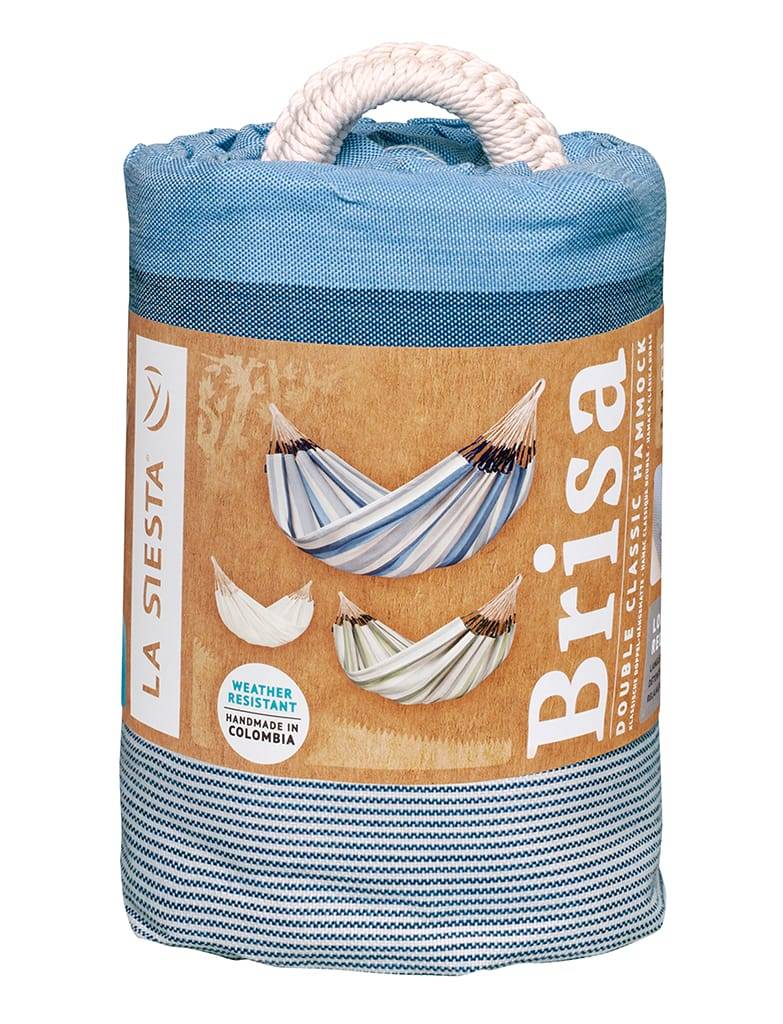 La Siesta - La Siesta - Hamaca clásica doble outdoor Brisa Sea Salt - Imagen 3