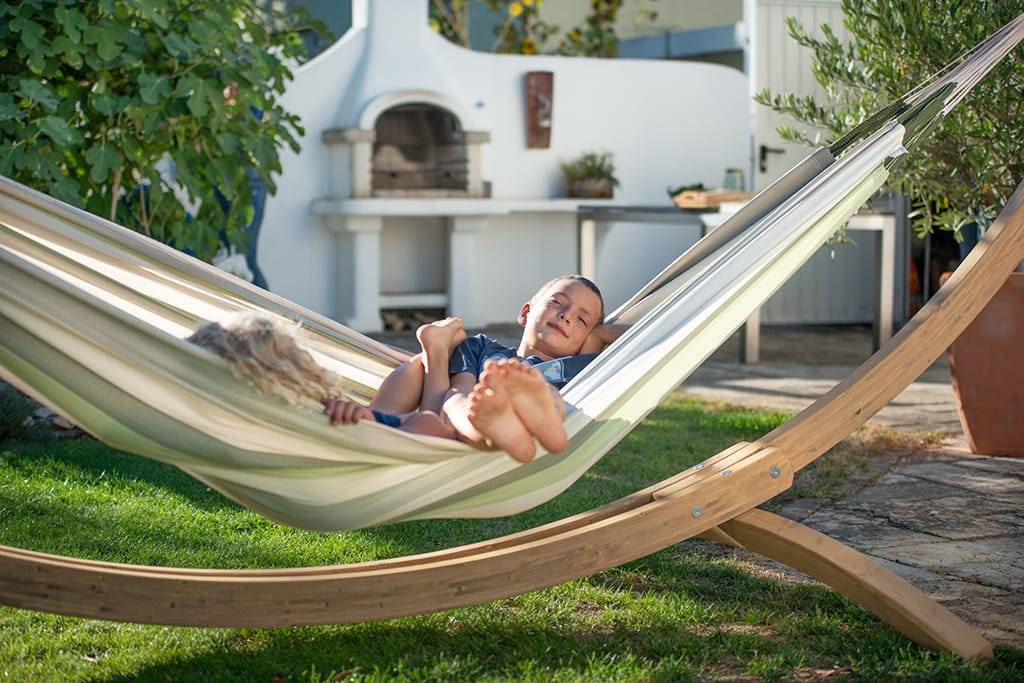 La Siesta - La Siesta - Hamaca clásica doble outdoor Brisa Cedar - Imagen 6