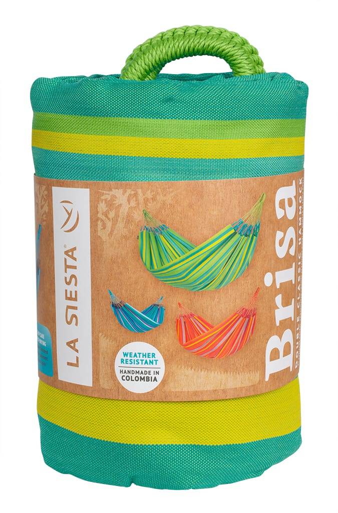 La Siesta - La Siesta - Hamac classique double outdoor Brisa Lime - Image 5