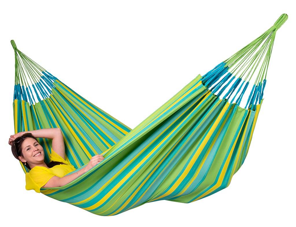 La Siesta - La Siesta - Hamac classique double outdoor Brisa Lime - Image 2