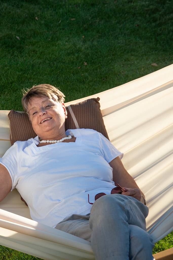 La Siesta - La Siesta - Hamac classique double outdoor Brisa Vanilla - Image 5