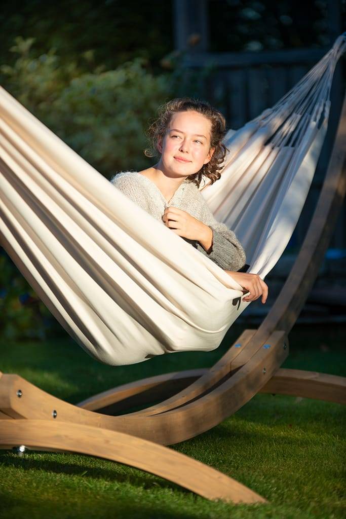 La Siesta - La Siesta - Hamac classique double outdoor Brisa Vanilla - Image 7