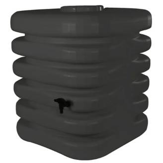 Belli - Récupérateur d'eau de pluie 1000L robinet et collecteur inclus cubique gris anthracite – BELLI