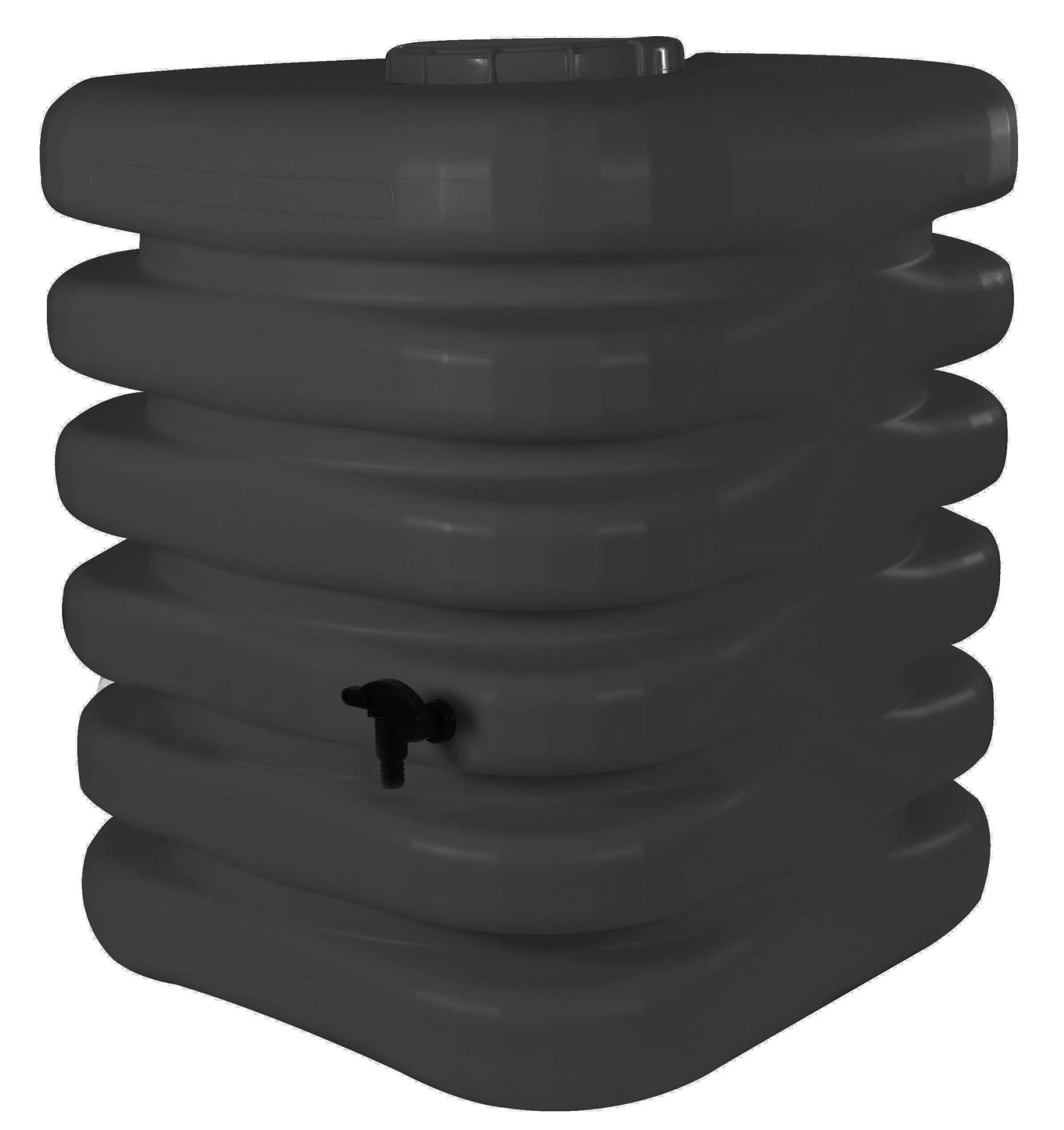 Belli - Récupérateur d'eau de pluie 1000L robinet et collecteur inclus cubique gris anthracite  – BELLI - Imagen 4