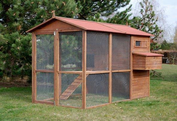 Lifland - Poulailler large Square L.277 x l.188 x H.180 cm - Imagen 1