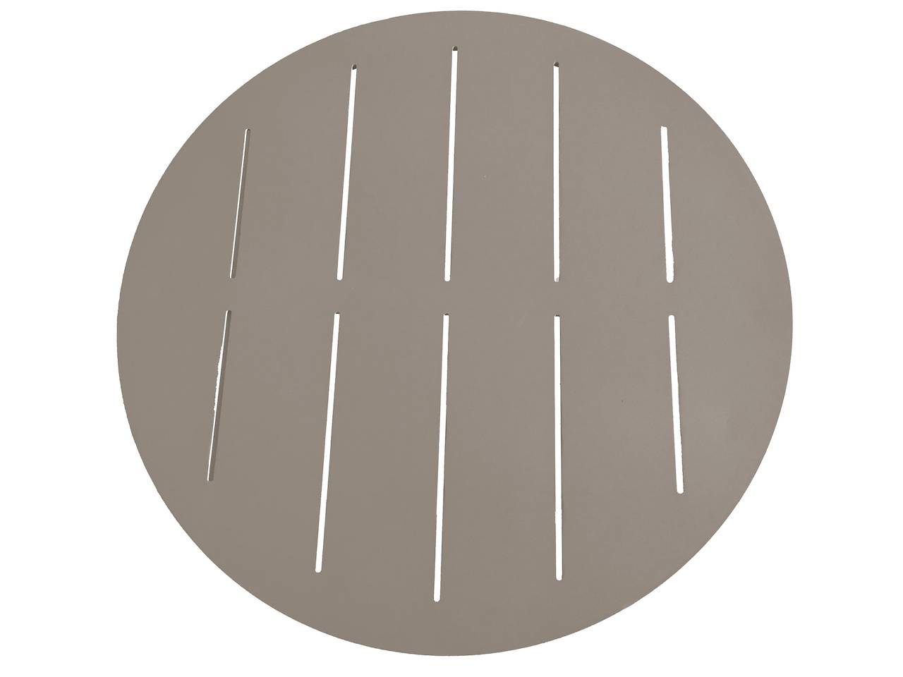 L'Estivalier - L'Estivalier - Table basse ronde Ben en aluminium - Ø60 x H.38 cm - Image 2