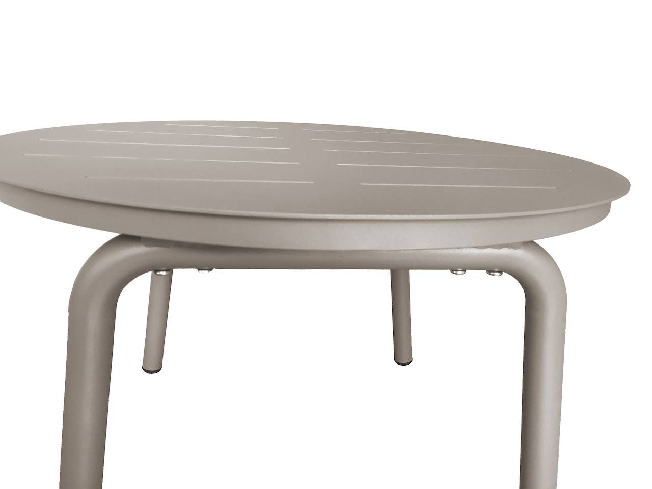 L'Estivalier - L'Estivalier - Table basse ronde Ben en aluminium - Ø60 x H.38 cm - Image 5