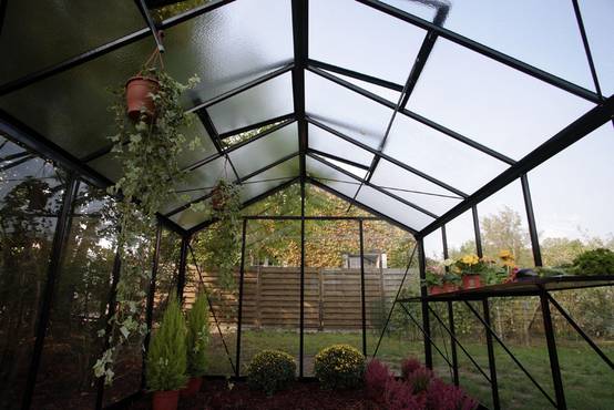 ACD Pro - Serre de jardin verre trempé aluminium noir 13,62 m² Prestige R306H Blackline avec embase - ACD Pro - Image 2