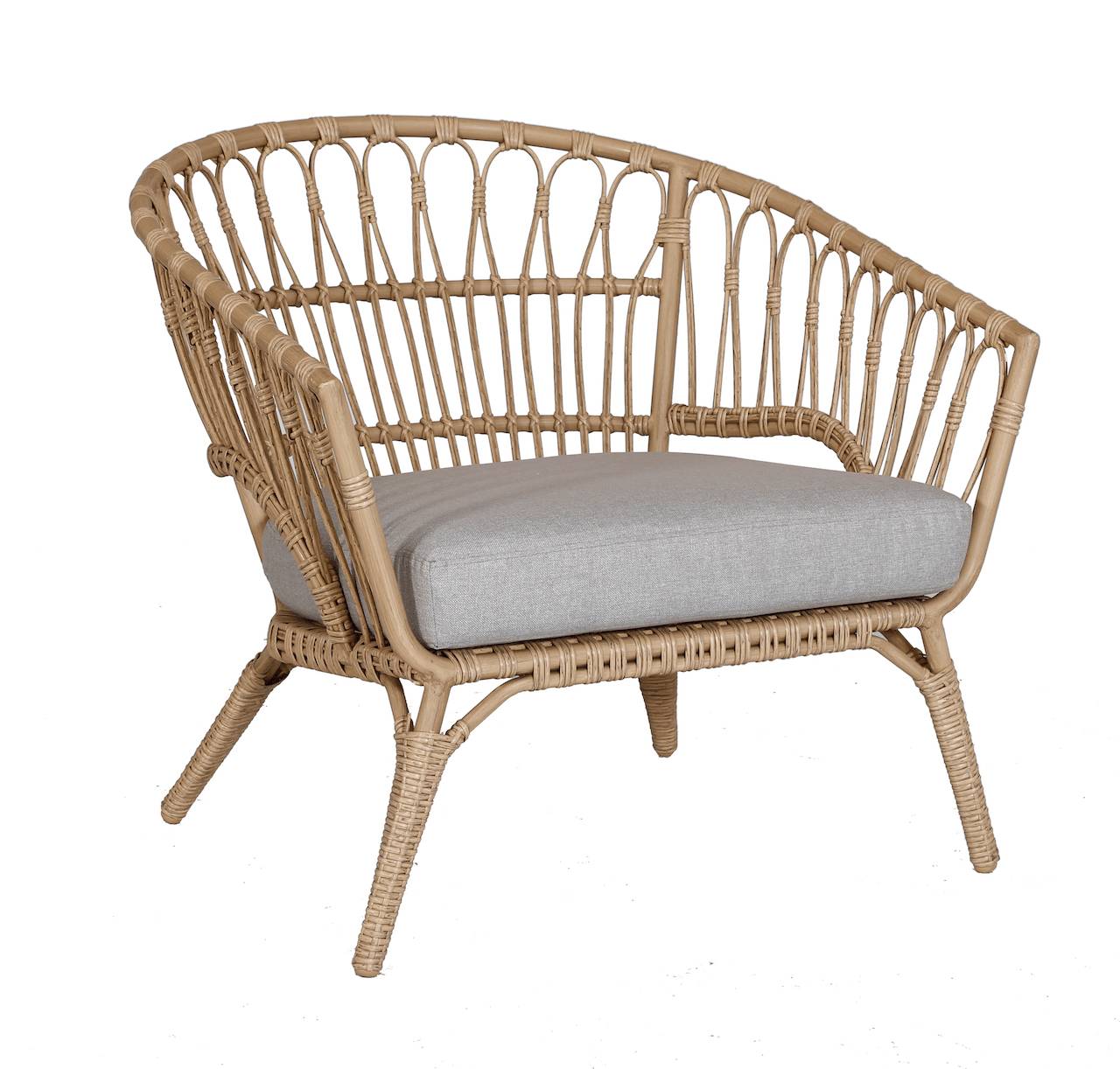L'Estivalier - L'Estivalier - Salon Robinson 4 places gris - L83 x l168 x H79 cm - Image 7