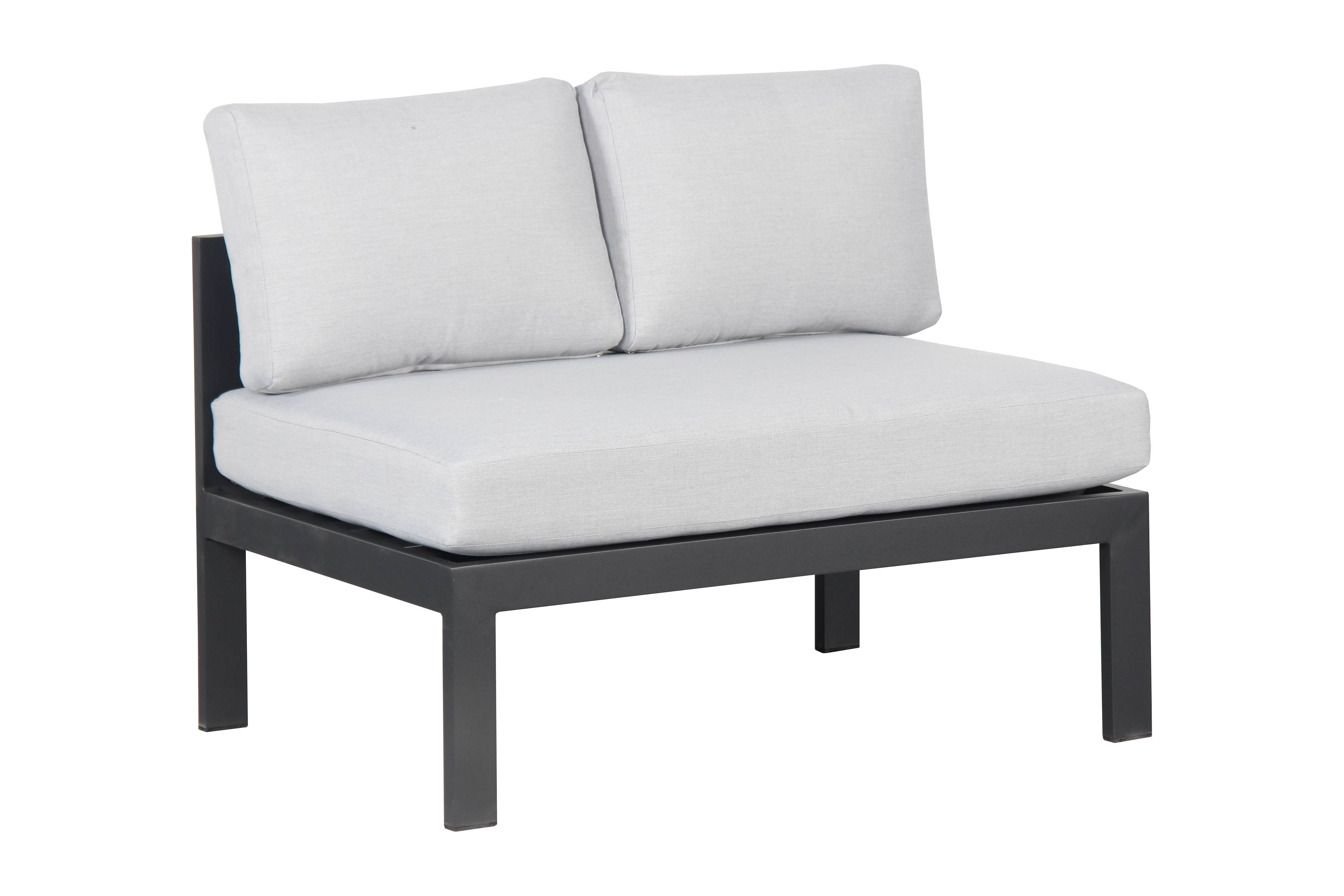 Ecloz - Salon de jardin aluminium anthracite et gris 8 personnes Family ECLOZ - Imagen 5