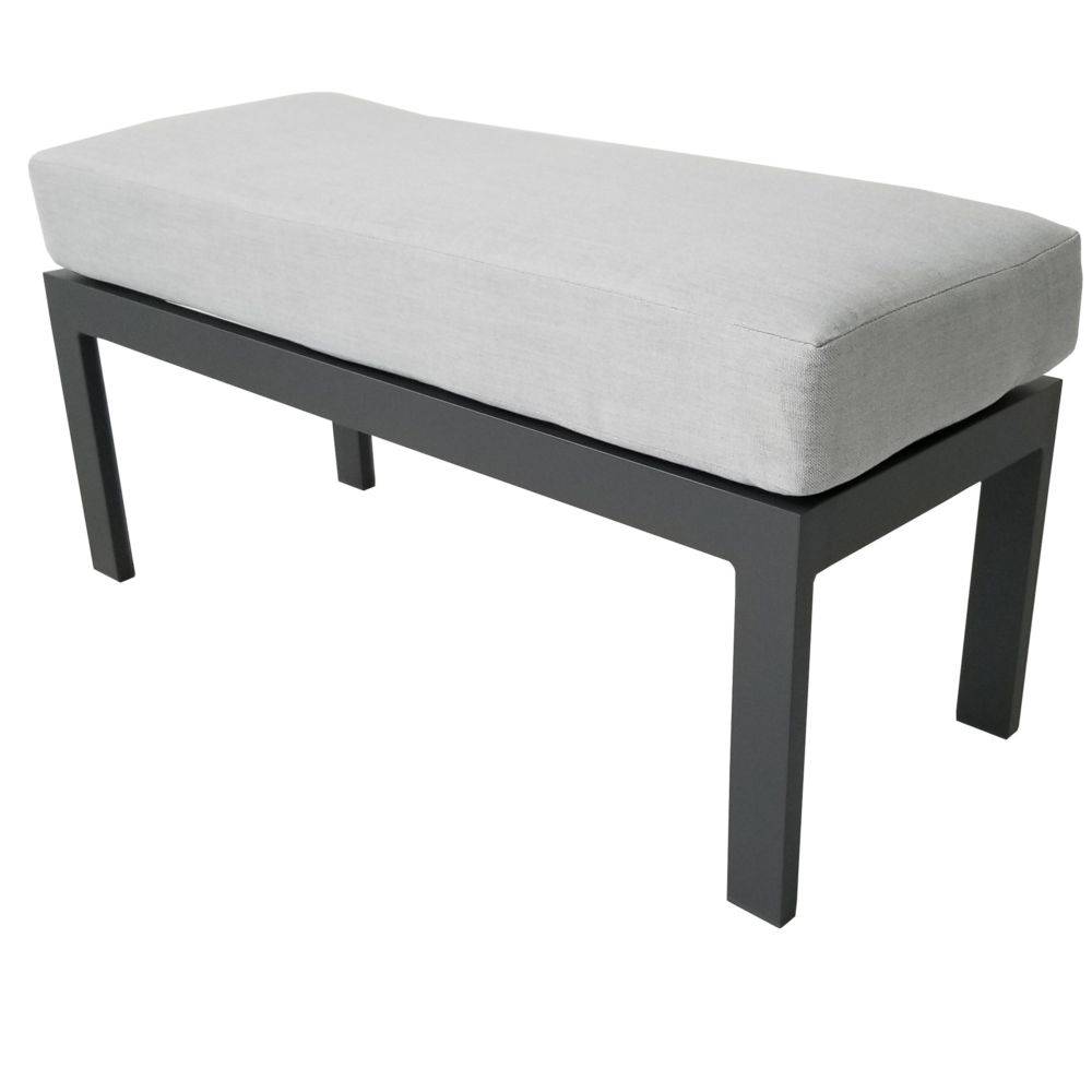 Ecloz - Salon de jardin aluminium anthracite et gris 8 personnes Family ECLOZ - Imagen 2