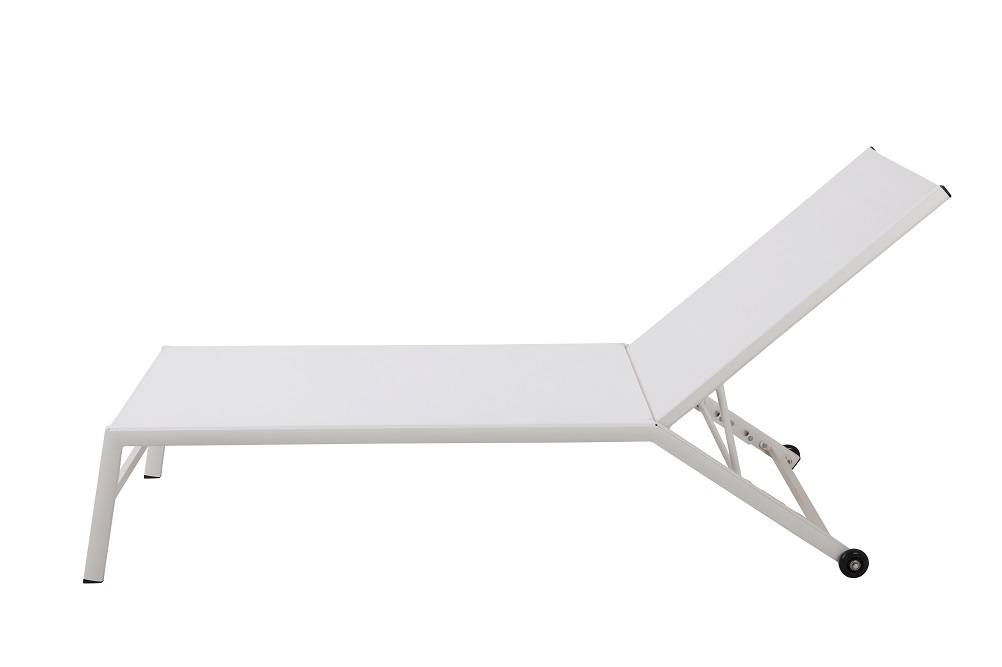 Ecloz - Ecloz - Bain de soleil Solar blanc - L.193 x l.63 x H.34 cm - Imagen 1