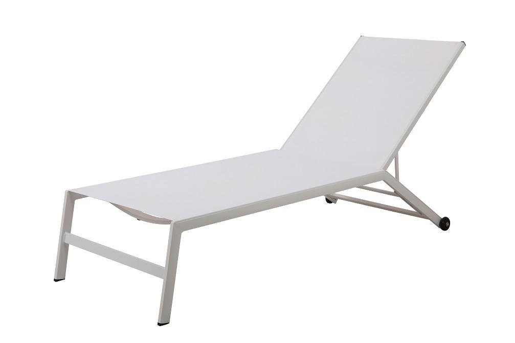 Ecloz - Ecloz - Bain de soleil Solar blanc - L.193 x l.63 x H.34 cm - Imagen 3