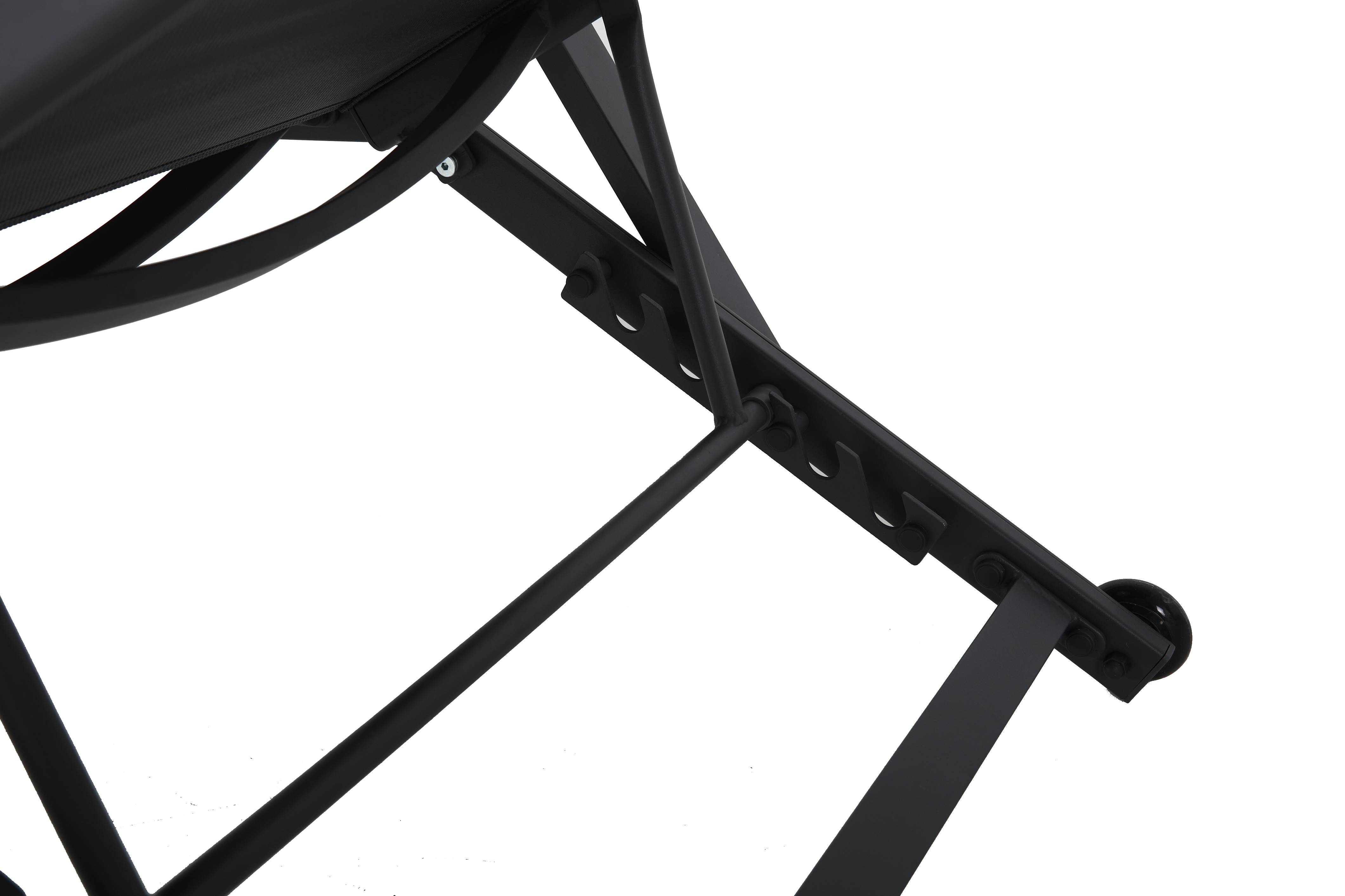 Ecloz - Bain de soleil alu polyester Solar Plus Anthracite H.72 cm ECLOZ - Image 4