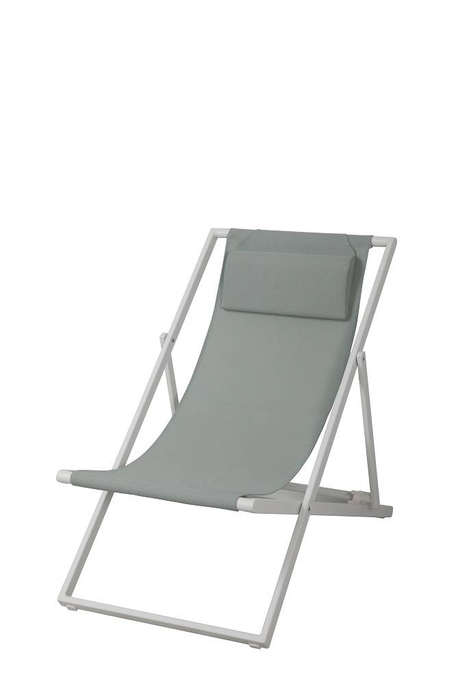 Midi au Soleil - Midi al sol - Silla plegable verde - L.100 x l.60 x A.34/94 cm - Imagen 1