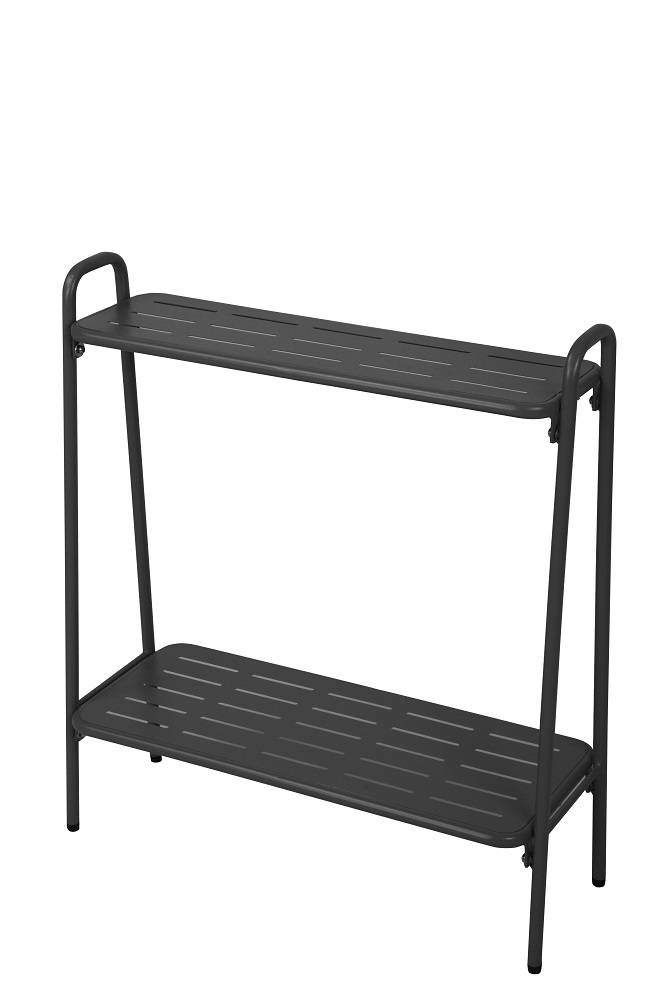 Estante de metal antracita - L.64 x W.25 x H.72 cm - Imagen 2