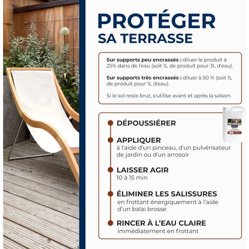 Starwax - DESGRISANTE CONCENTRADA PARA TERRAZA DE MADERA 5L - Imagen 5