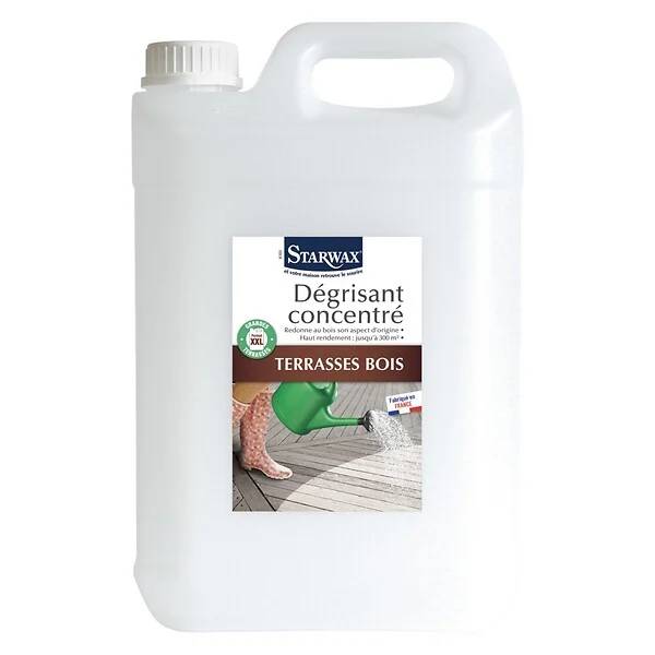 Starwax - DESGRISANTE CONCENTRADA PARA TERRAZA DE MADERA 5L - Imagen 1