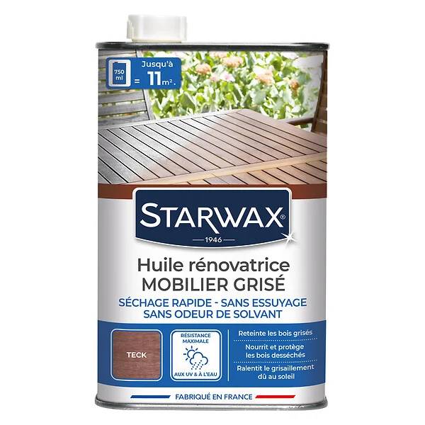 Starwax - Huile rénovatrice Teck 750 ml - HUILE RENOVATRICE - Imagen 1