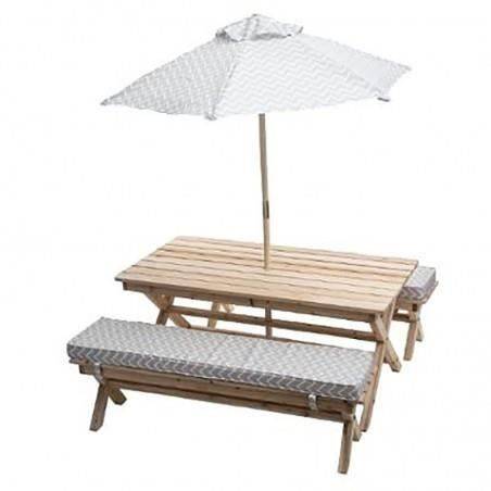 Hesperide - Hespéride - Ensemble pique nique en bois pour enfants - Image 3