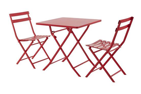 Hesperide - Hesperide - Table Greensboro carrée groseille L70 x l70 x H71 cm - Image 8
