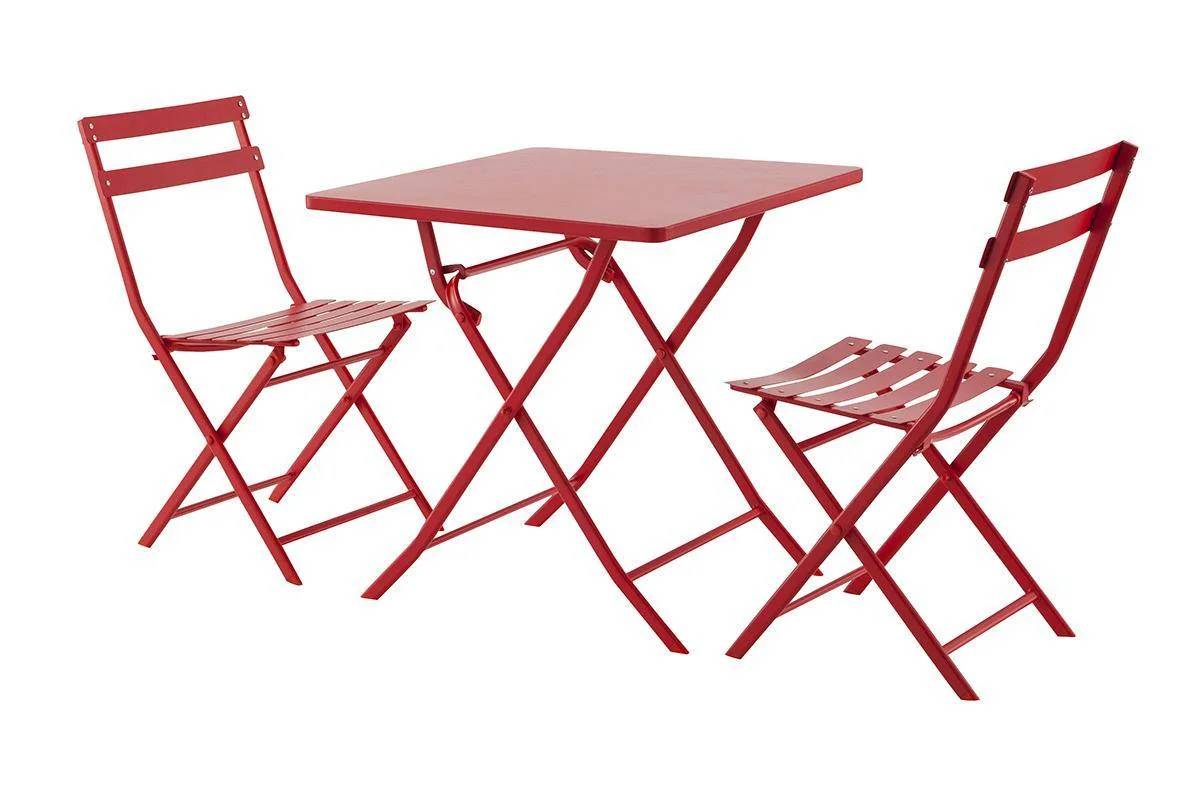 Hesperide - Hesperide - Table Greensboro carrée groseille L70 x l70 x H71 cm - Image 8