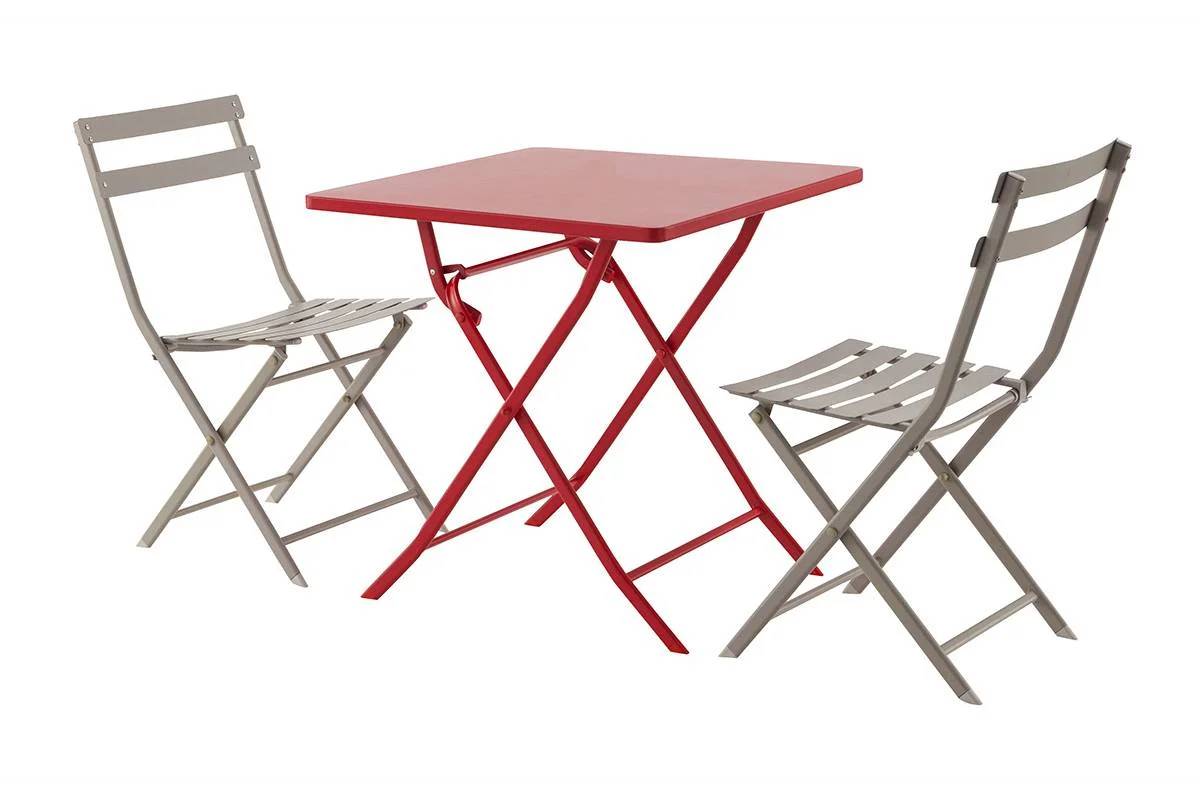 Hesperide - Hesperide - Table Greensboro carrée groseille L70 x l70 x H71 cm - Image 7