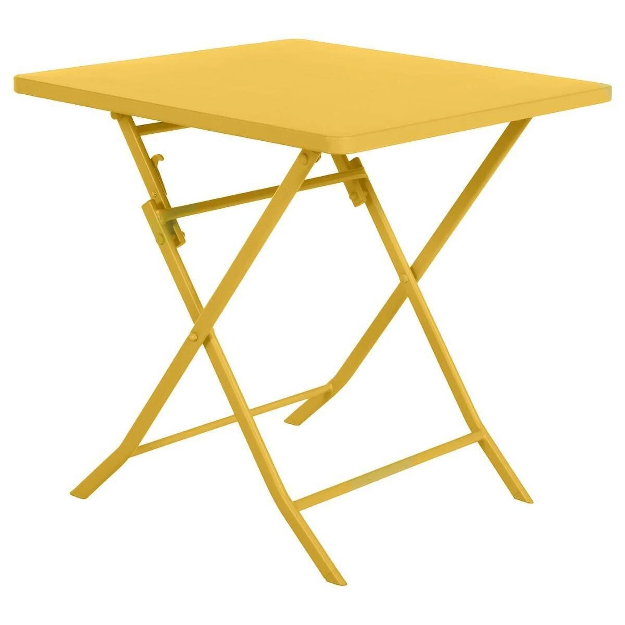 Hesperide - Table de jardin carrée moutarde – HESPERIDE - Image 10
