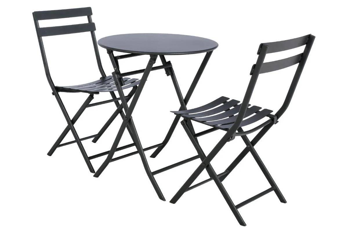 Hesperide - Table de jardin ronde graphite - HESPERIDE - Image 4