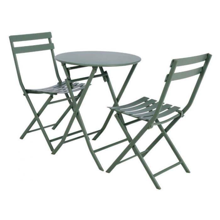 Hesperide - Hesperide - Table Greensboro ronde kaki - Ø60 x H.71 cm - Image 3
