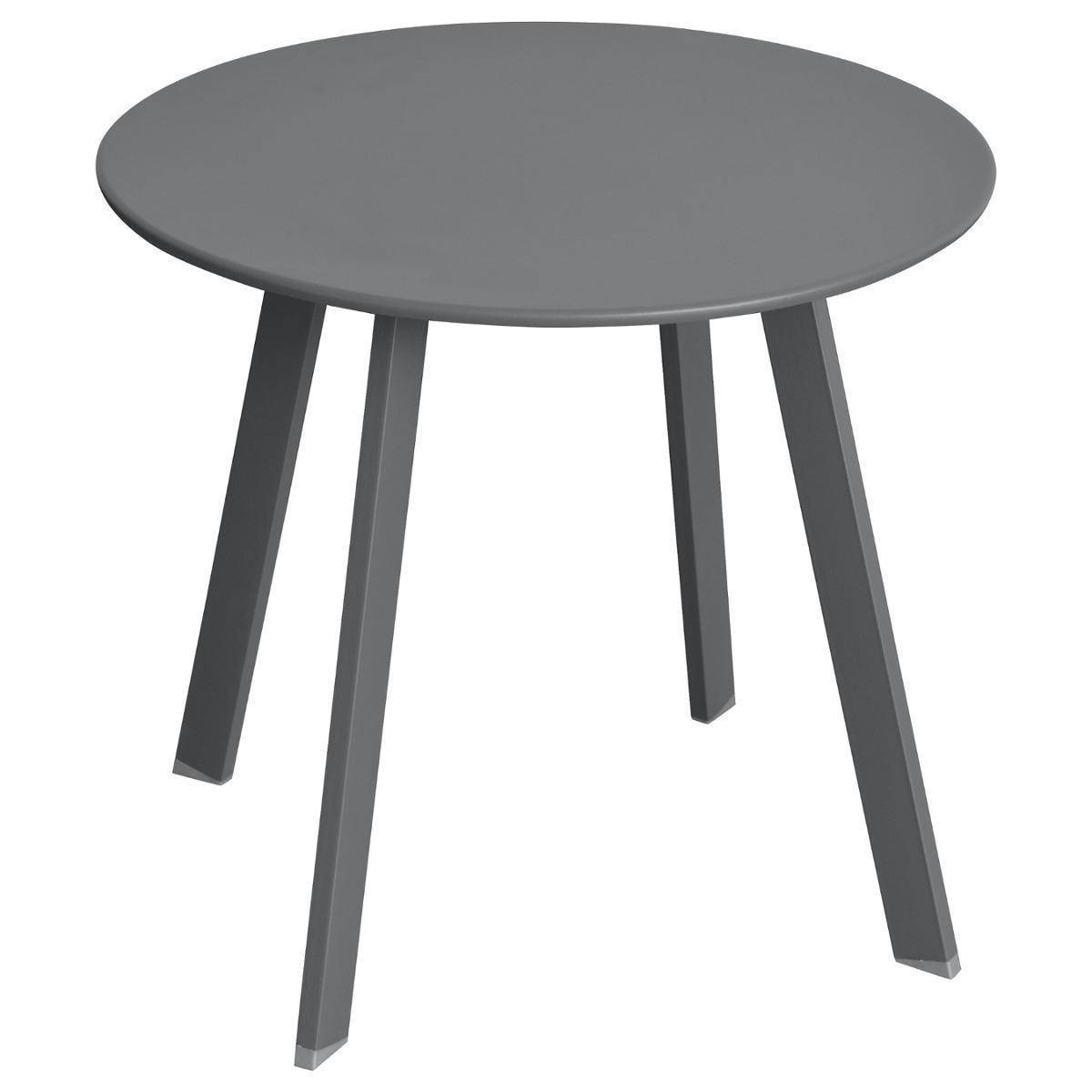Hesperide - Hesperide - Table d'appoint Saona graphite - Ø50 x H.45 cm