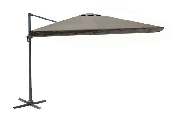 Midi au Soleil - Midi au Soleil - Parasol déporté Sienne Taupe - L.300 x l.300 cm