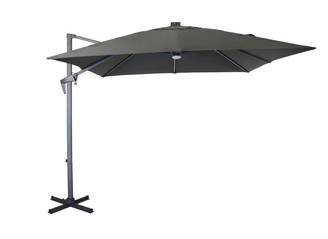 Pro Loisirs - Parasol déporté Aluminium gris - Proloisirs
