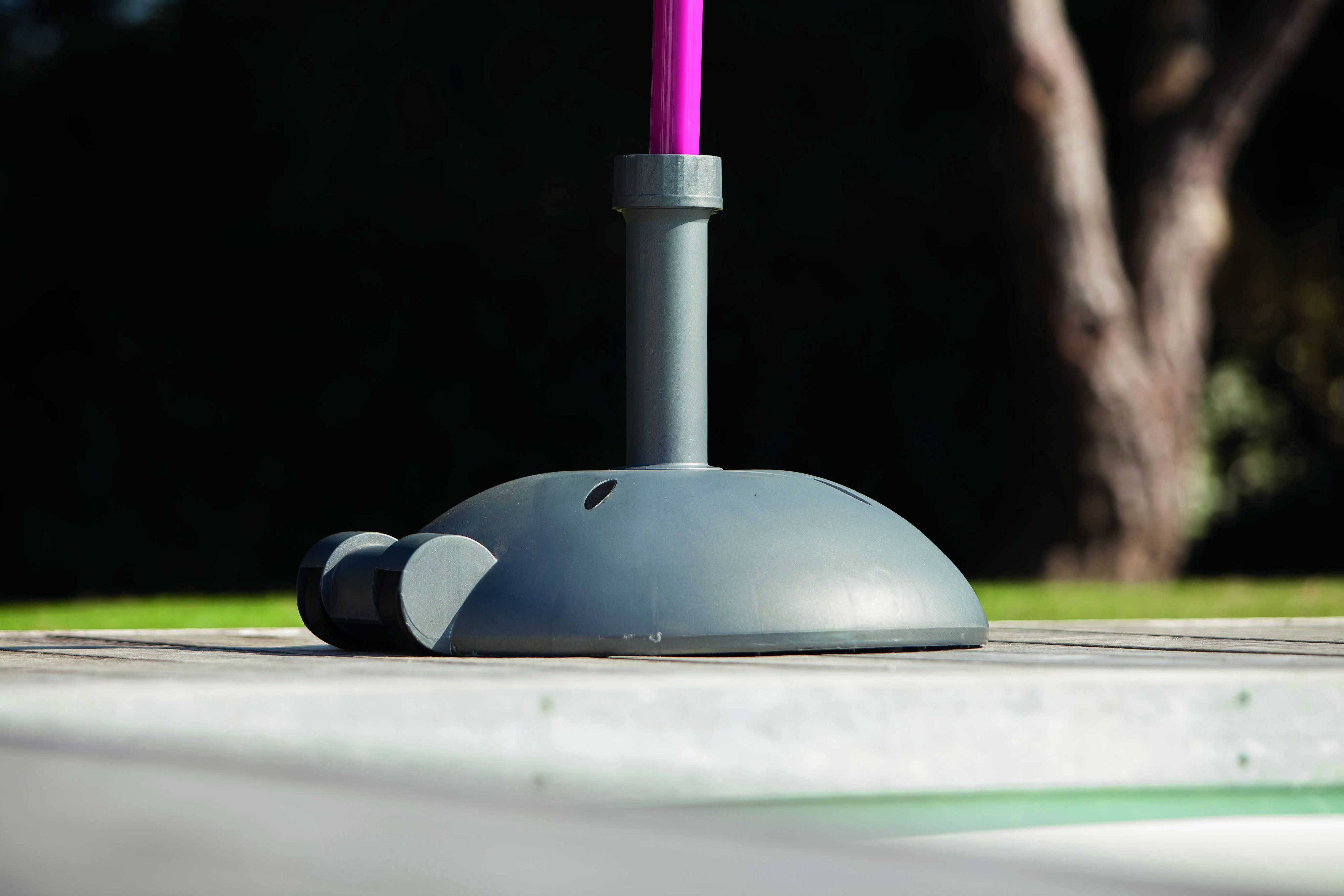 Pro Loisirs - Pied de parasol en béton rond avec roues 35kg Proloisirs