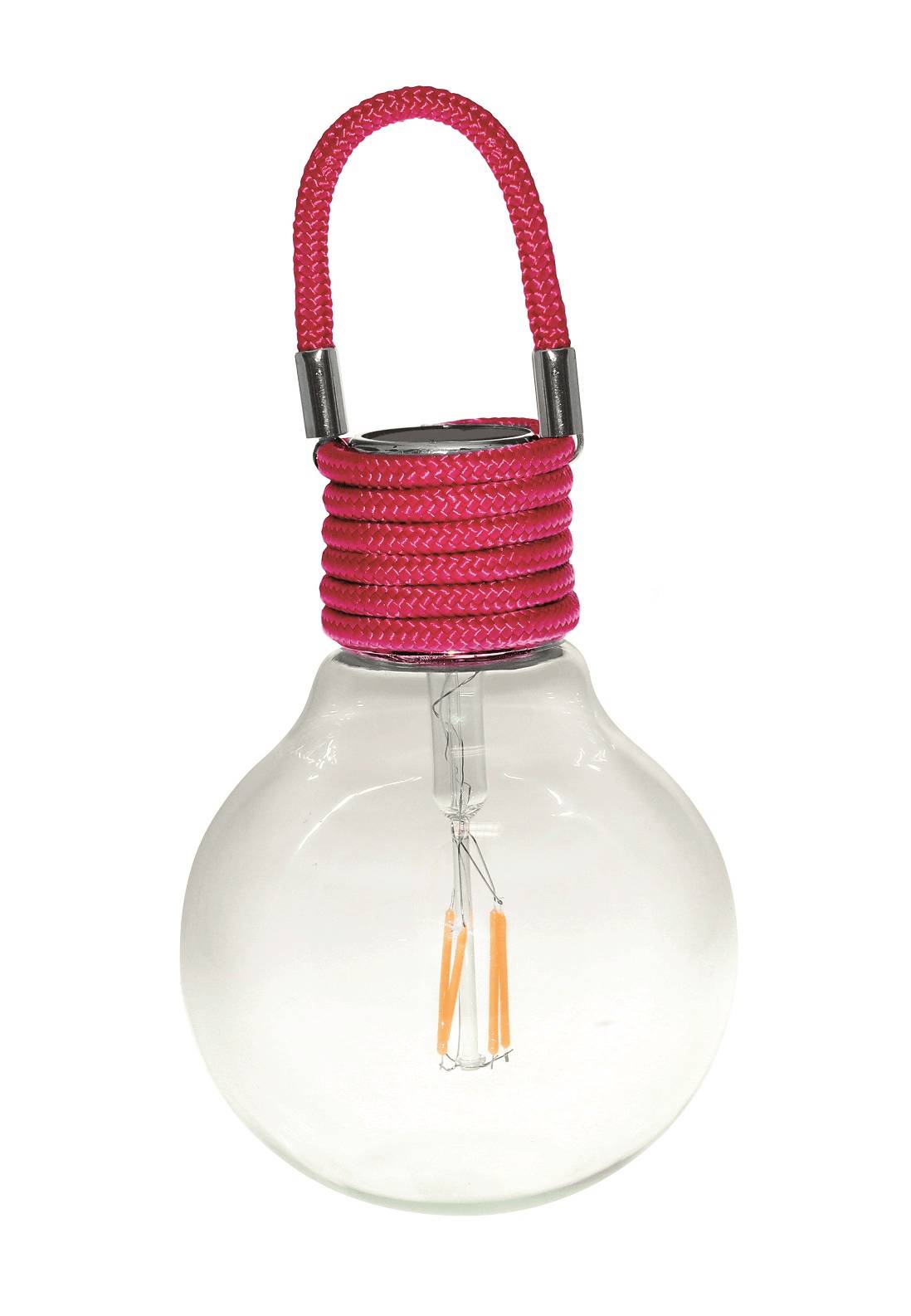 Watt & Home - Ampoule solaire Color Swing Framboise - Ø.11,5 x H.17 cm - Image 1