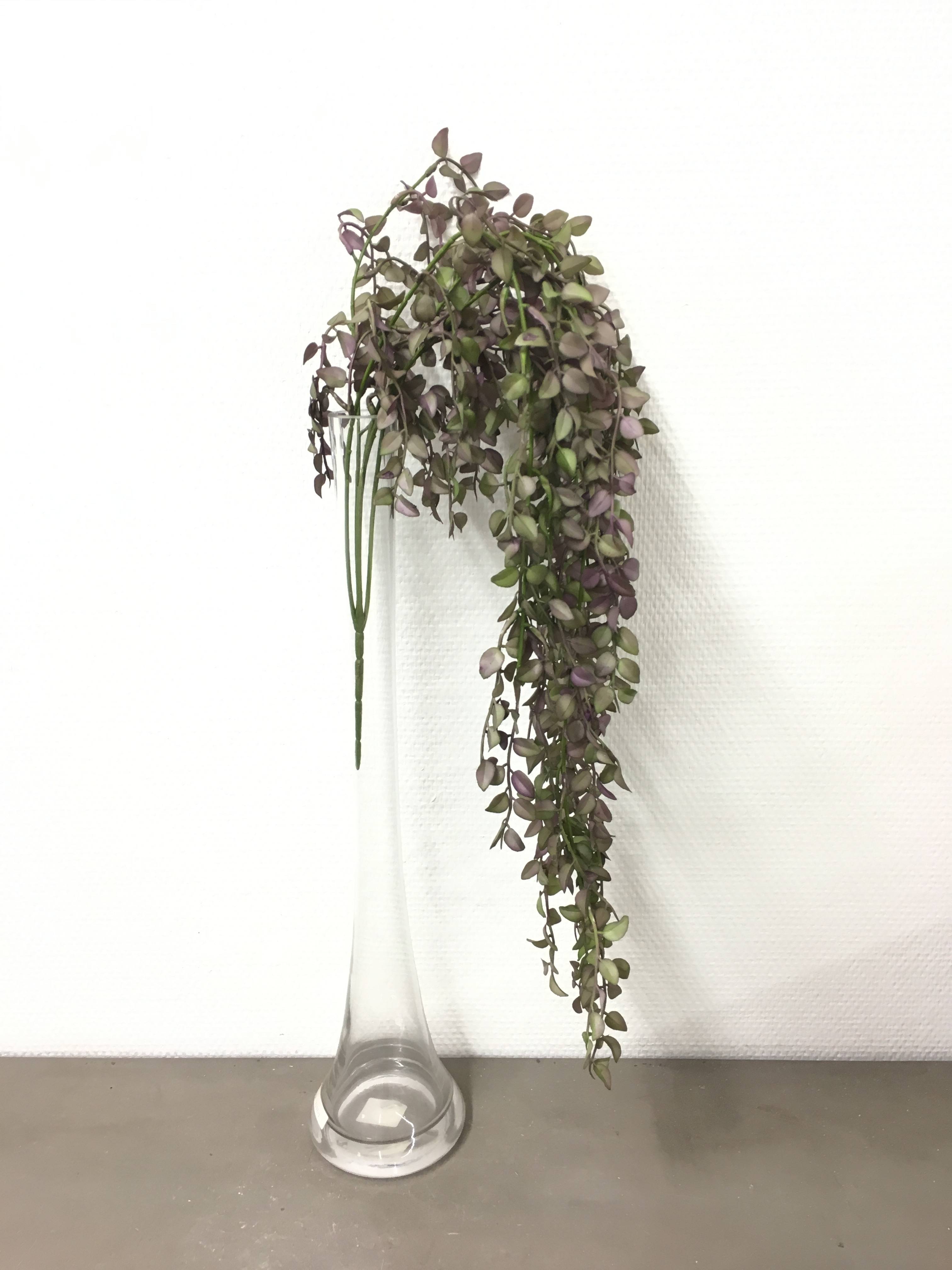 Chute peperomia Isabelle lavande artificielle 84 cm