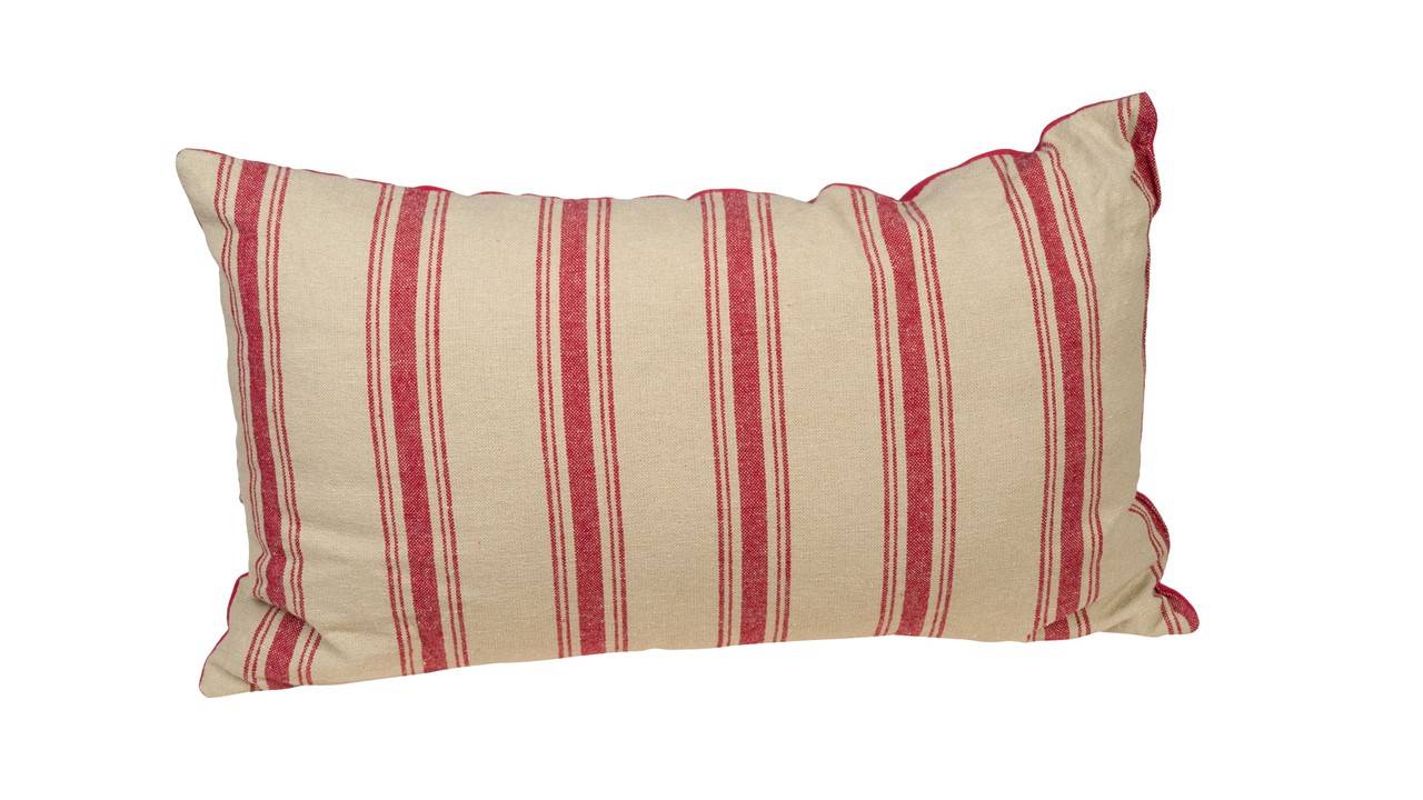 Jardin Privé - Coussin Déco 50x30 cm Chatel Rouge - Image 1