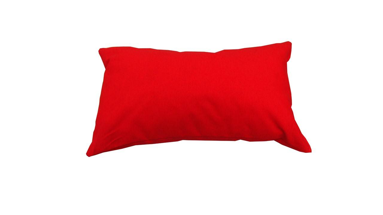 Jardin privé - Jardin Privé - Coussin Déco uni Carmin L.50 x l.30 cm