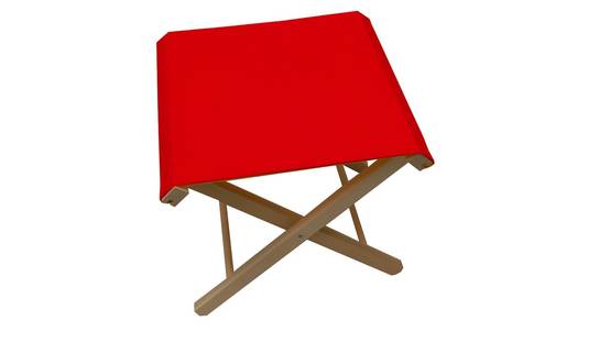 Jardin privé - Jardin privé - Tabouret Pliant Carmin - Image 2