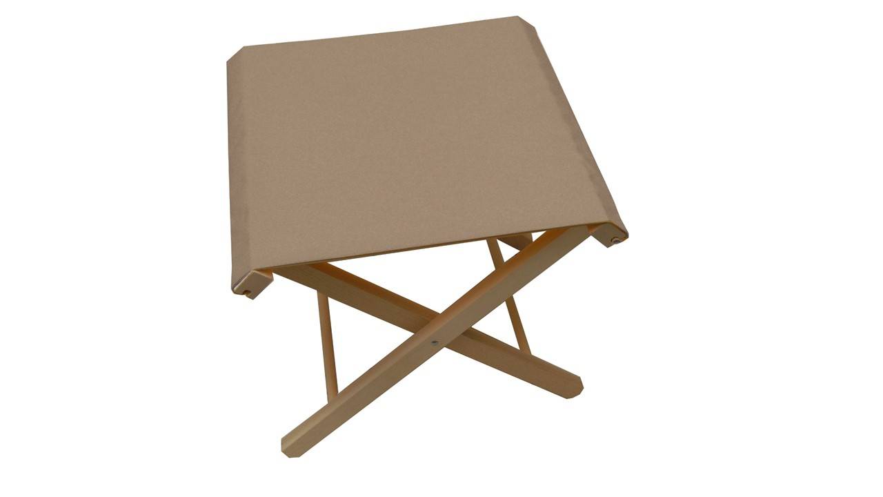 Jardin privé - Jardin privé - Tabouret Pliant Taupe - Imagen 1