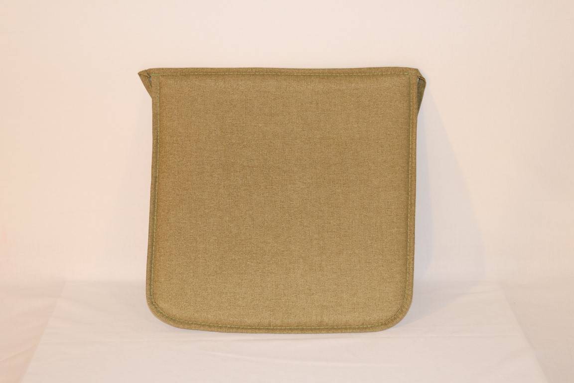 Ecloz - Ecloz - Coussin galette terre de sienne L.38 x l.8 x H.3 cm