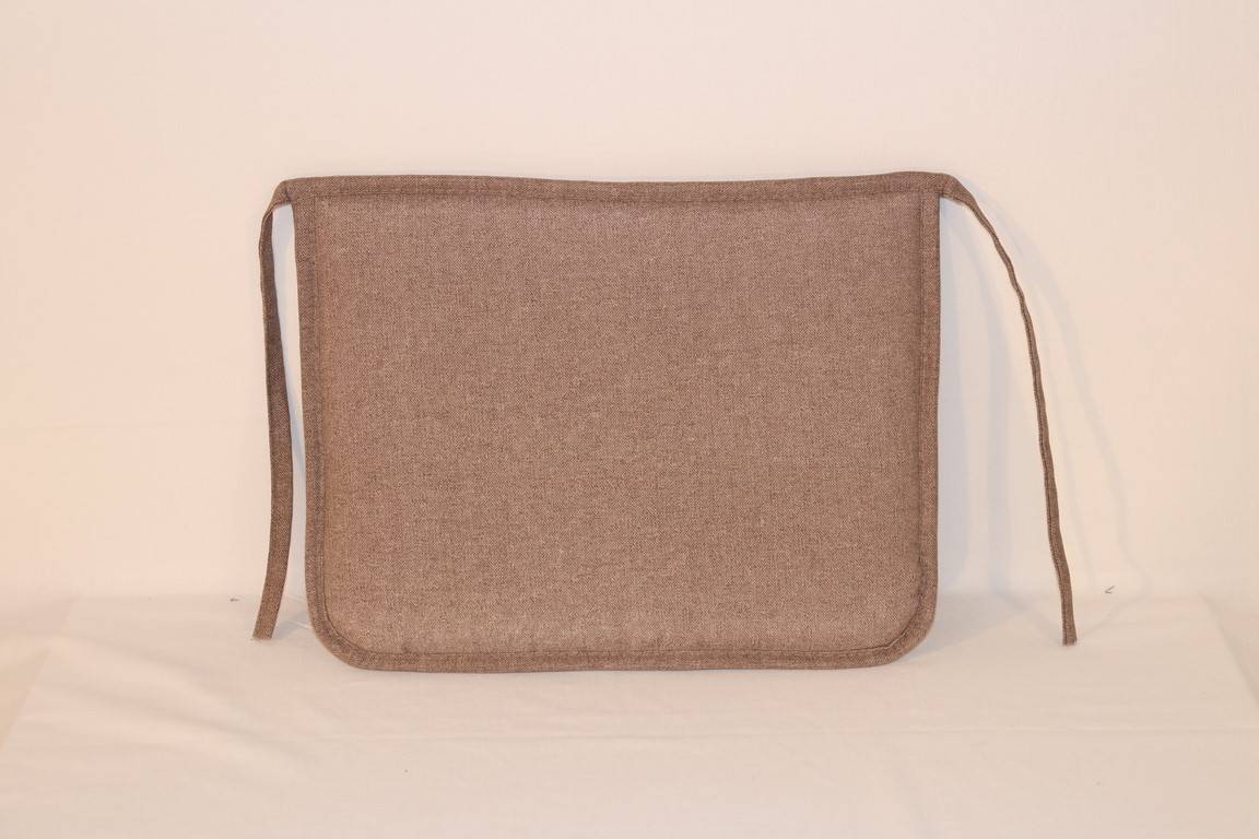 Midi au Soleil - Midi au soleil - Coussin galette Bistro sable - L37 x l29 x H3 cm - Imagen 2