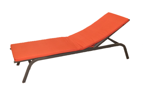 Ecloz - Ecloz - Coussin pour bain de soleil sienne L.185 x l.55 cm