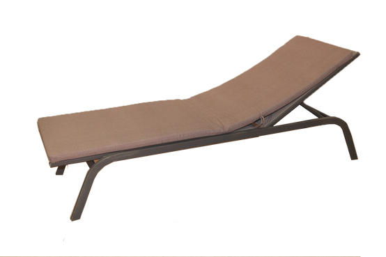 Ecloz - Ecloz - Coussin pour bain de soleil galet L.185 x l.55 cm