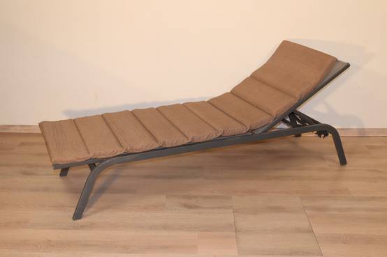 Ecloz - Ecloz - Coussin bain de soleil Futon sable L.185 x l.55 cm