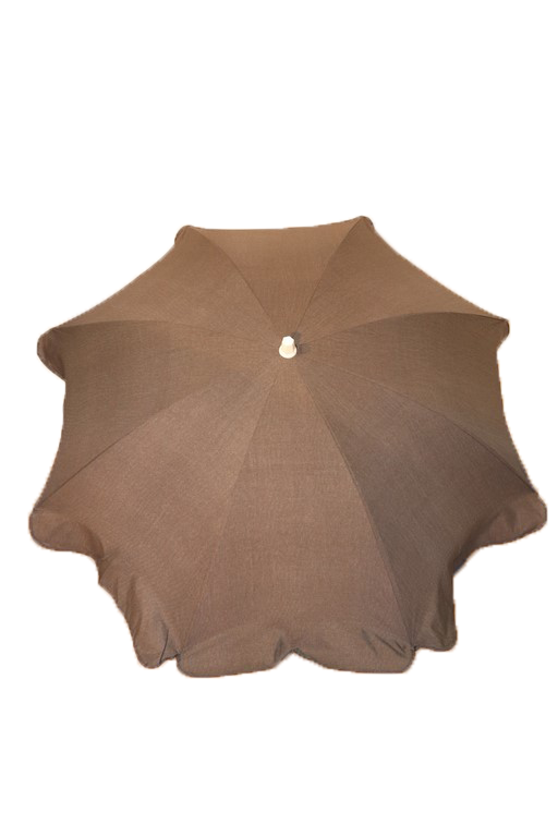 Ecloz - Ecloz - Parasol droit rond coloris turquoise - Ø.180 cm