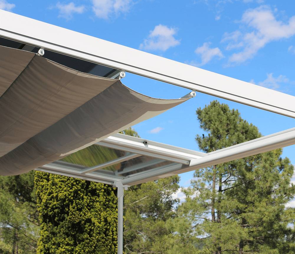Couleurs du monde - Colores del mundo - Pérgola Odessa blanca L.3 x an.3,60 m - Imagen 4
